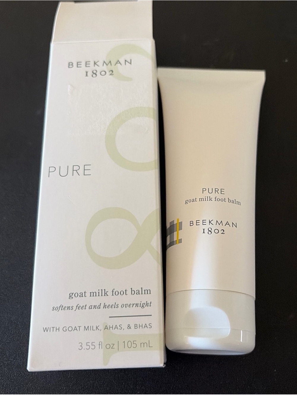 Beekman Pure Goat Milk Foot Balm 3.55 fl oz NIB Sealed